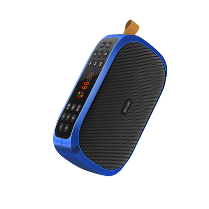 SHIDU S168 Mini Digital Speaker Audio FM Radio with Micro SD/TF/USB Music Box (Peak 6W, Bluetooth 5.0, 1800mAh)