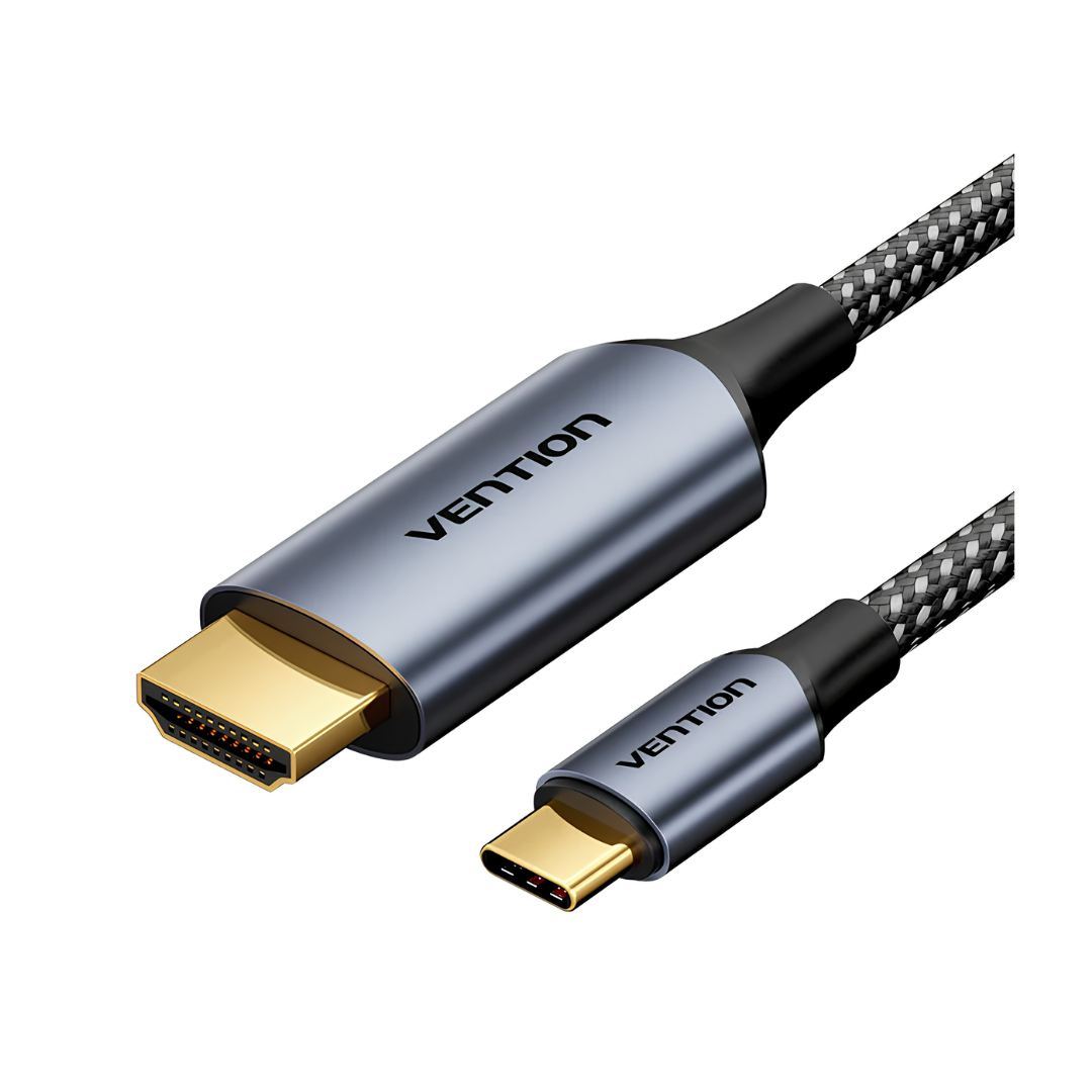 Vention USB-C to HDMI 4K Braided Adapter Cable (CRHH Series)