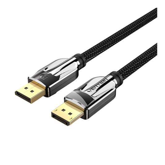 Vention DisplayPort to DisplayPort 10K PVC & Cotton Braided Cable (HGAB Series)