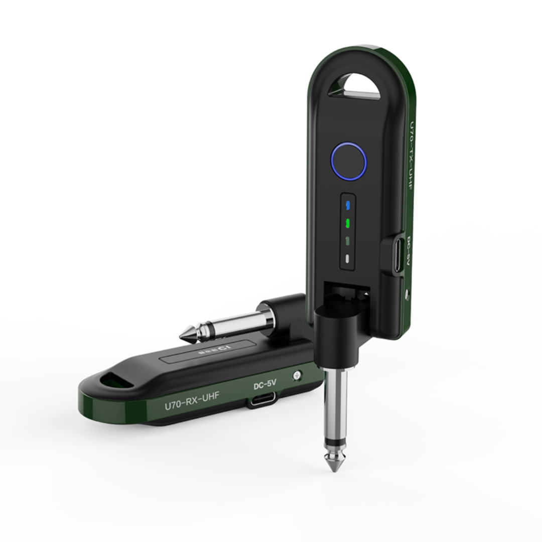 SHIDU U70 UHF Musical Instrument Wireless Transmitter and Receiver Set (700mAh)