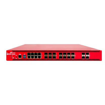 WatchGuard Firebox M5850 | High-Performance Enterprise Network Firewall (8x1 GbE + 6x1 GbE SFP + 8x10 GbE SFP+ + 4x25 GbE SFP28, 22 Gbps Firewall IMIX, Unrestricted VPN Tunnels)