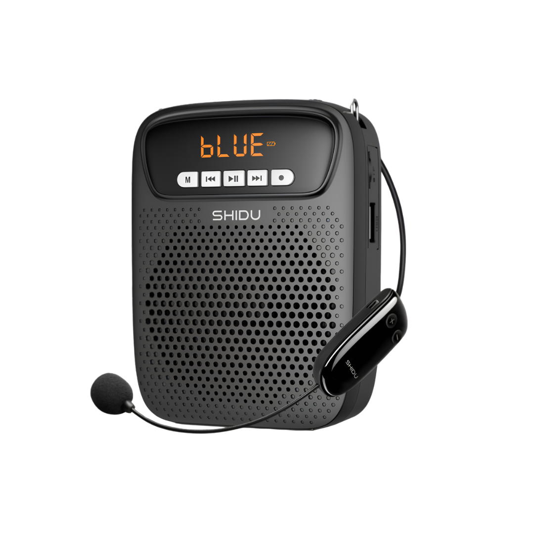 SHIDU S278 UHF | Wireless Portable Voice Amplifier (15W, Bluetooth 5.0, 2500mAh)