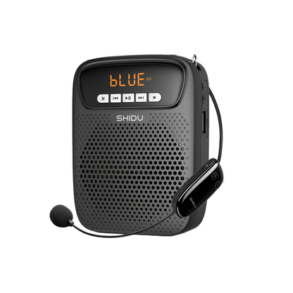 SHIDU S278 UHF | Wireless Portable Voice Amplifier (15W, Bluetooth 5.0, 2500mAh)