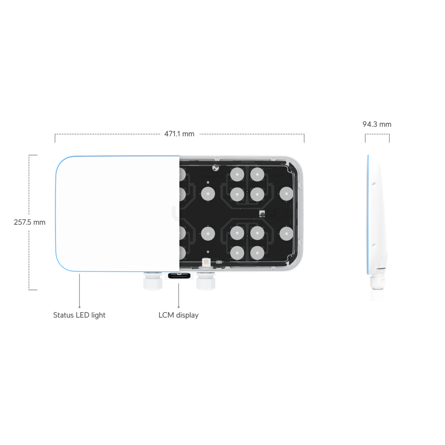 Ubiquiti UniFi WiFi BaseStation XG | High-Density Indoor/Outdoor Wi-Fi 5 Access Point (12-Stream 5 GHz Tri-Radio, 1x10 GbE, Selectable Beamforming, IP67)