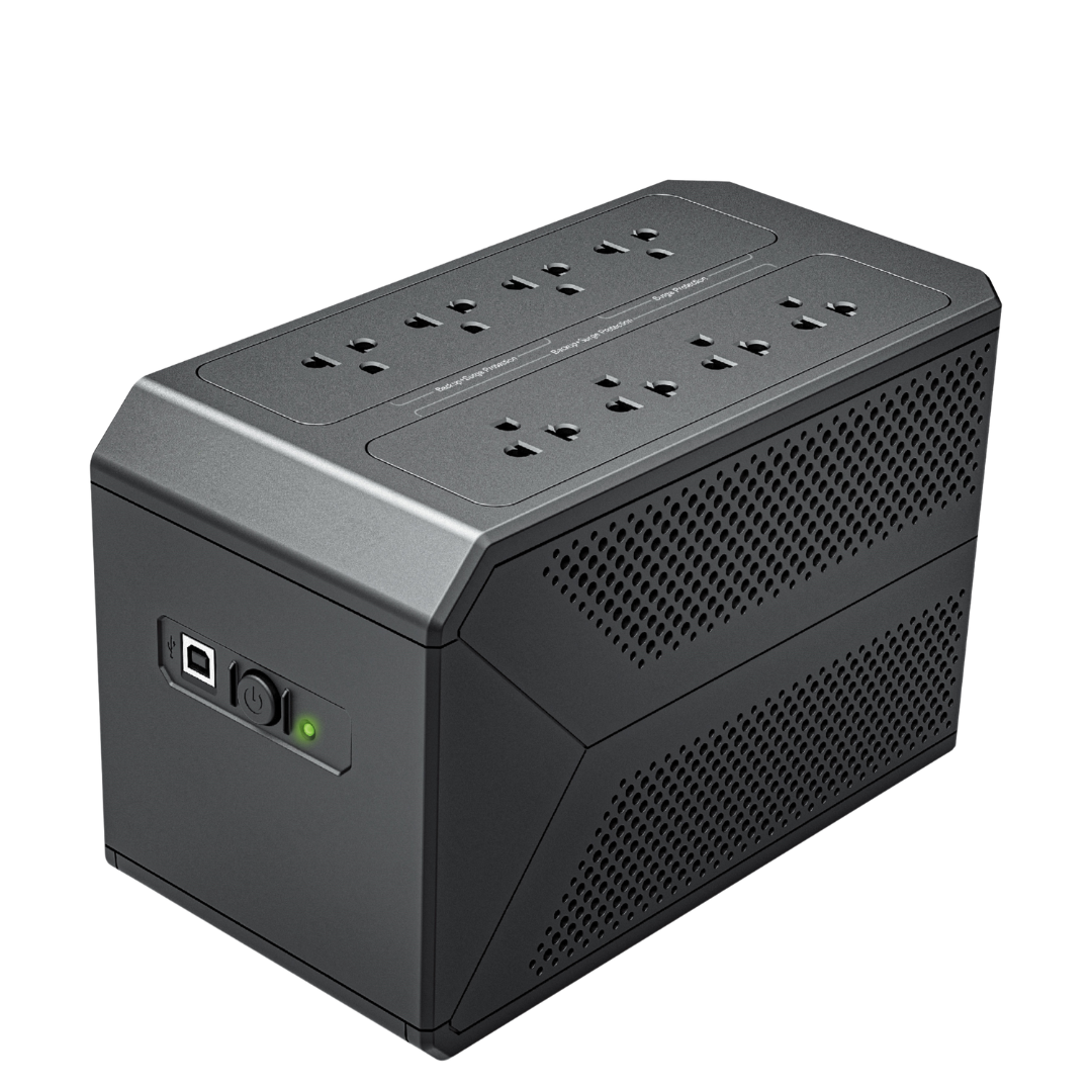 Etonix UPS EBOX 1000 | Reliable 650VA/360W Power Backup — 8 Output Sockets & USB Port