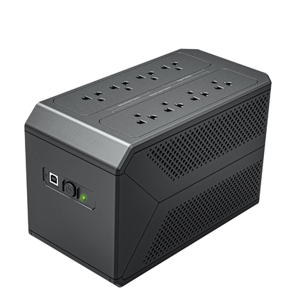 Etonix UPS EBOX 1000 | Reliable 650VA/360W Power Backup — 8 Output Sockets & USB Port