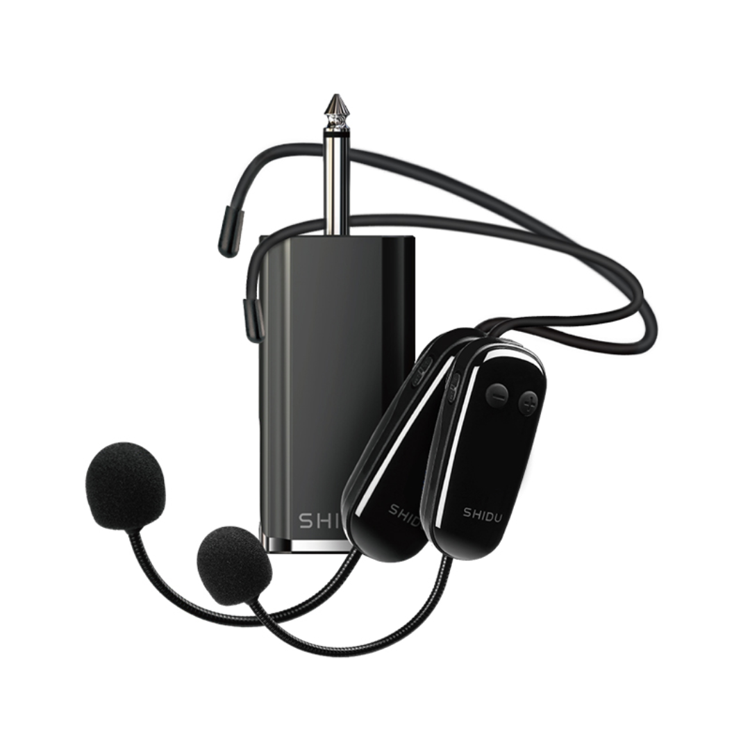 SHIDU U9 Dual Wireless Headset Universal Wireless Microphone with Transmitter