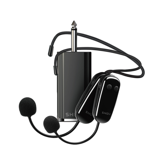 SHIDU U9 Dual Wireless Headset Universal Wireless Microphone with Transmitter