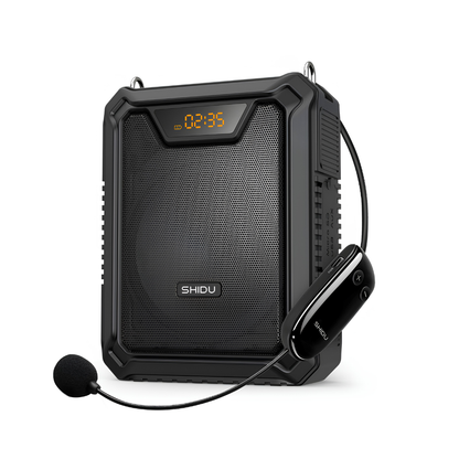 SHIDU M808 UHF | New Wireless Voice Amplifier Waterproof BT Loud Speaker (18W, Bluetooth 5.0, 2500mAh)