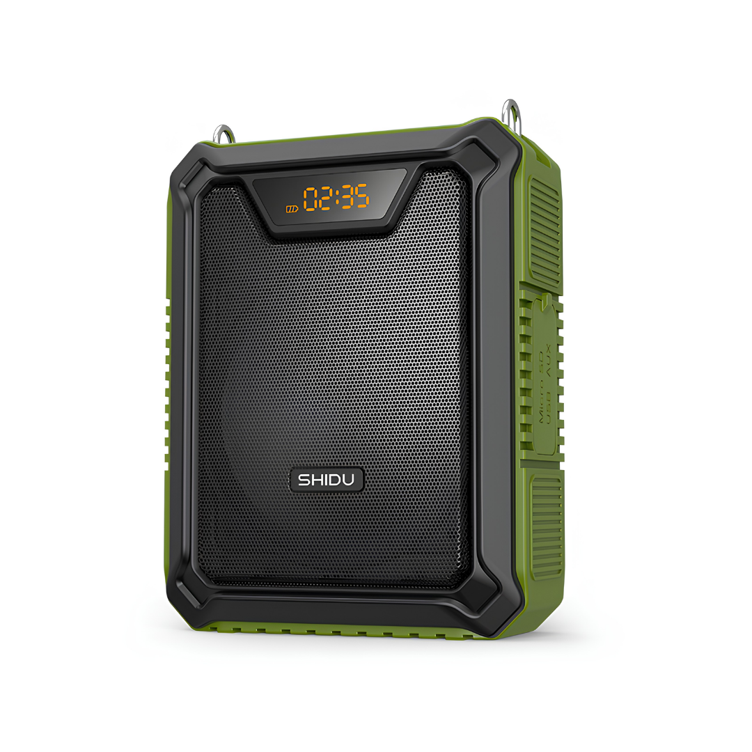 SHIDU M808 UHF | New Wireless Voice Amplifier Waterproof BT Loud Speaker (18W, Bluetooth 5.0, 2500mAh)