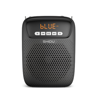 SHIDU Voice Amplifier S278 With Wired Microphone And Bluetooth AUX Play (15W, Bluetooth 5.0, 2500mAh)
