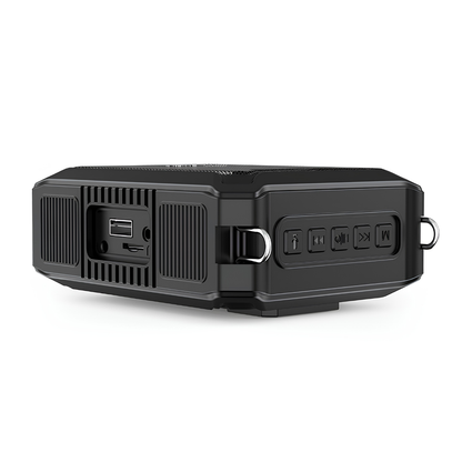 SHIDU M808 UHF | New Wireless Voice Amplifier Waterproof BT Loud Speaker (18W, Bluetooth 5.0, 2500mAh)