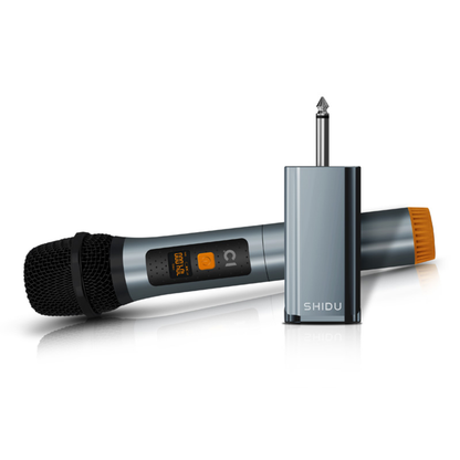 SHIDU U6 Handheld UHF Wireless Microphone with Receiver (ABS Material, 550mAh Receiver)