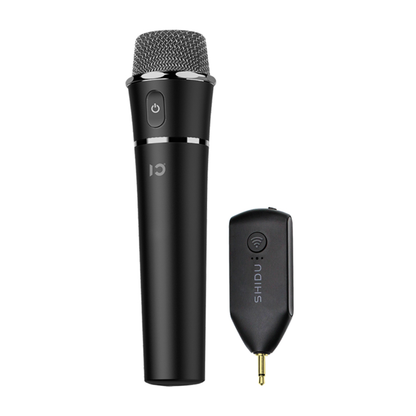 SHIDU U5 Mini Portable UHF Wireless Microphone (2000mAh, 10-Hour Battery Life)