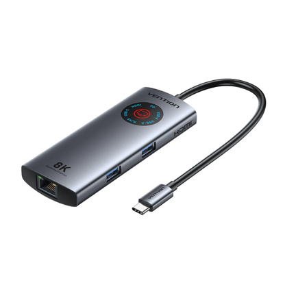 6-in-1 USB-C Docking Station with 8K Resolution