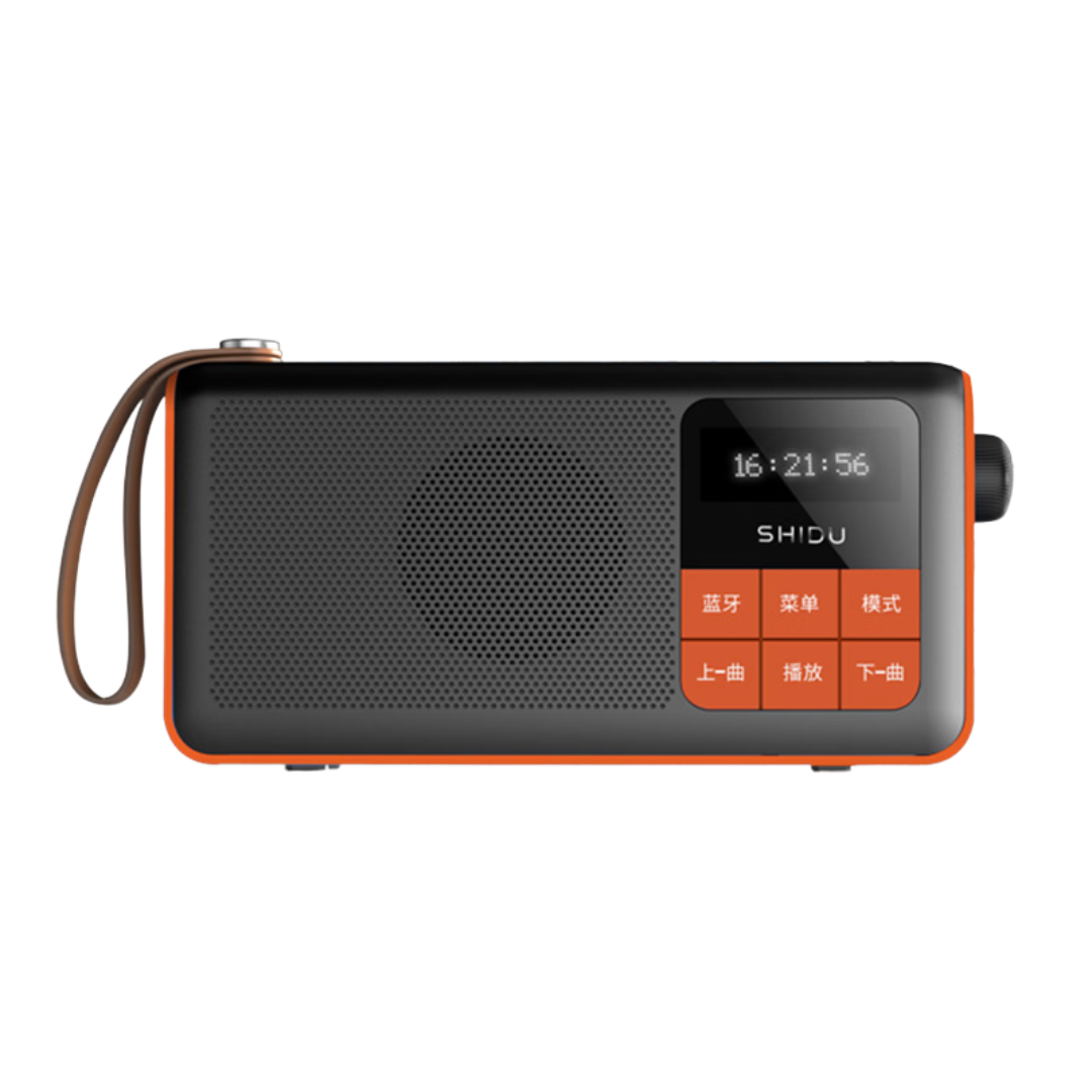 SHIDU S188 Bluetooth Speaker Radio with LED Display (Support Double TF Card Play)