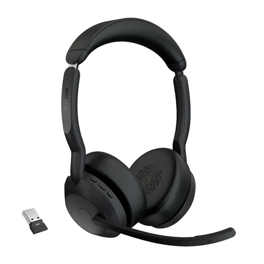Jabra Evolve2 55 | Wireless ANC Headset — Mono & Stereo for Microsoft Teams & UC