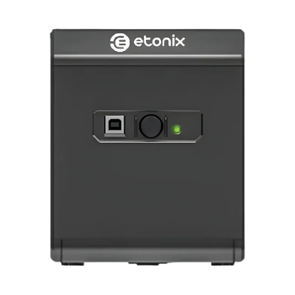 Etonix UPS EBOX 1000 | Reliable 650VA/360W Power Backup — 8 Output Sockets & USB Port