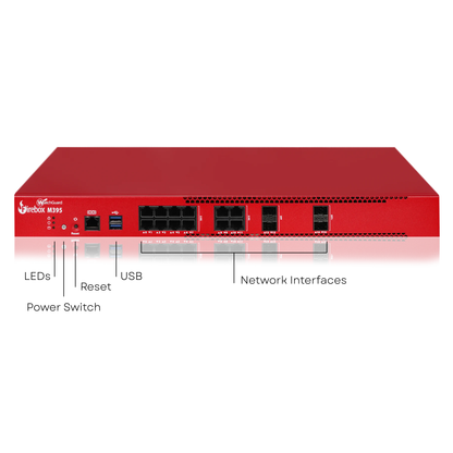 WatchGuard Firebox M395 | Midsize Business Network Firewall (12x2.5 GbE + 2x1 GbE SFP + 2x10 GbE SFP+, 3.0 Gbps UTM)