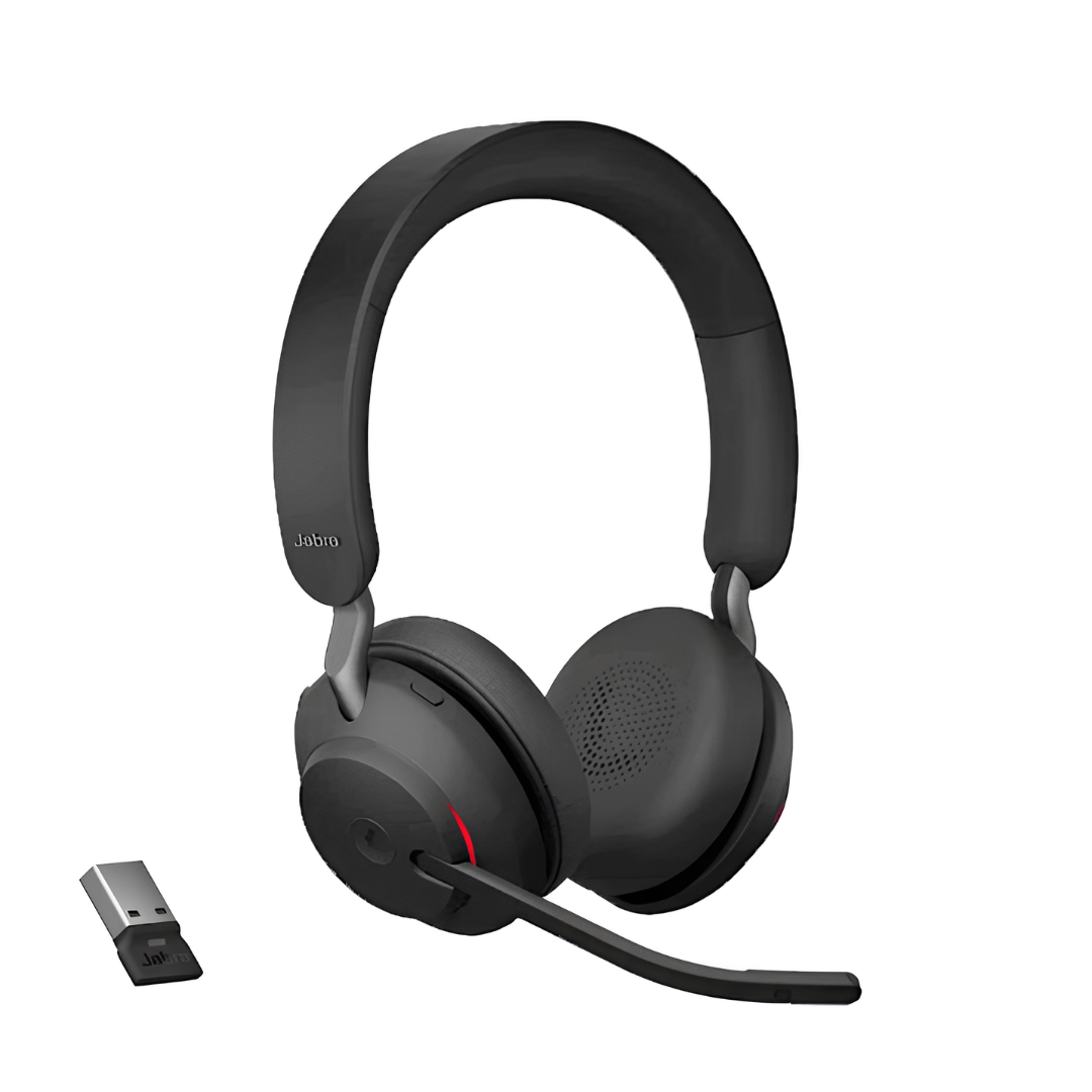 Jabra Evolve2 65 | Wireless ANC Headset — Mono & Stereo for Microsoft Teams & UC