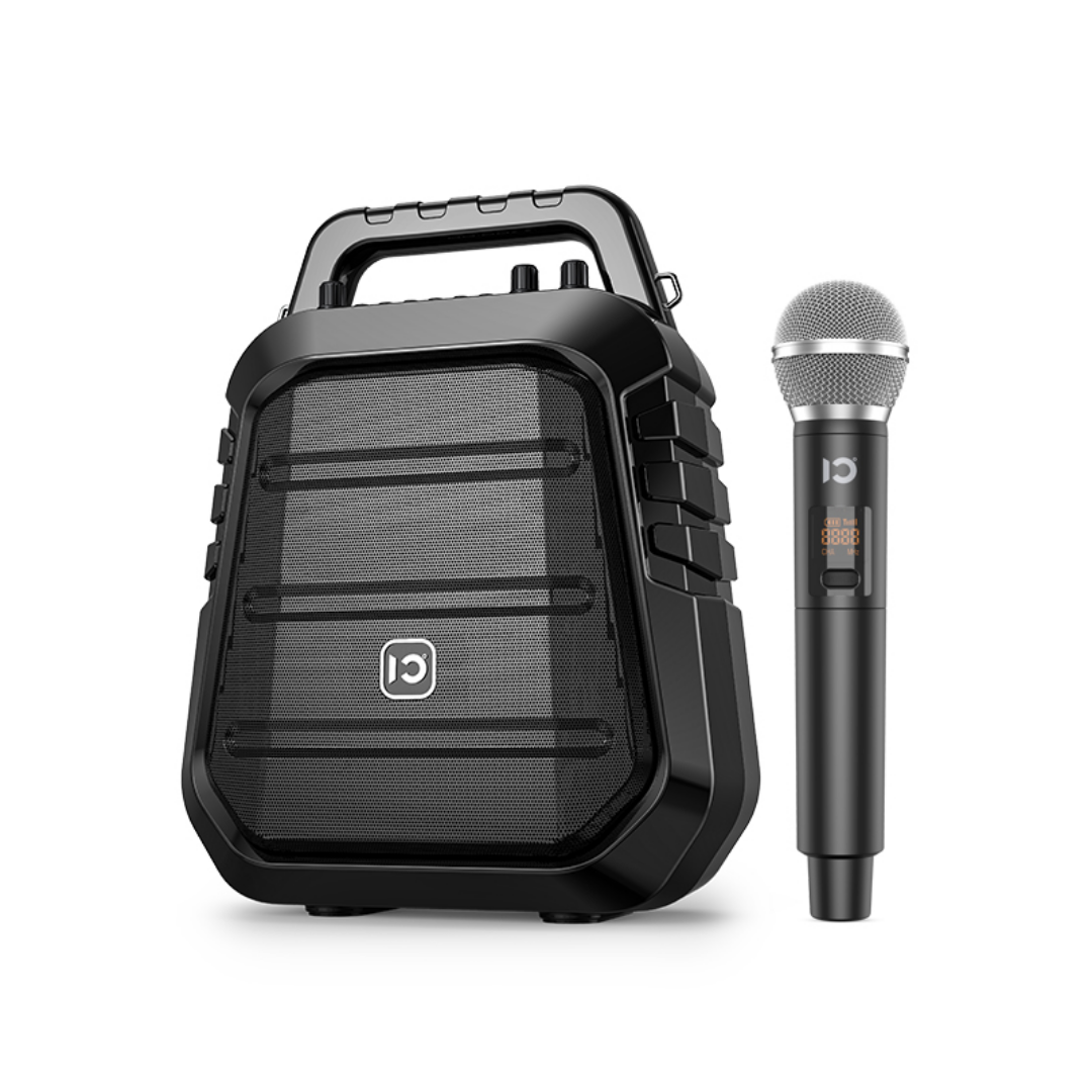 SHIDU S98 60W Powerful PA Speaker with Handheld Microphone (60W, Bluetooth 5.0, 5000mAh)