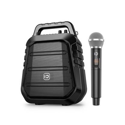 SHIDU S98 60W Powerful PA Speaker with Handheld Microphone (60W, Bluetooth 5.0, 5000mAh)