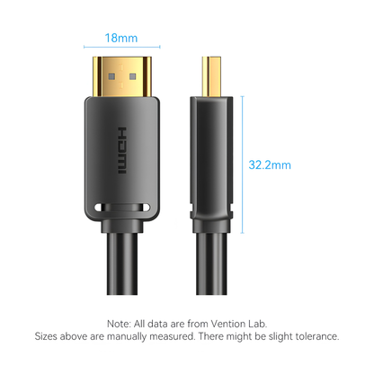 Vention 4K@60Hz HDMI Male to Male PVC Cable (ALIB Series)