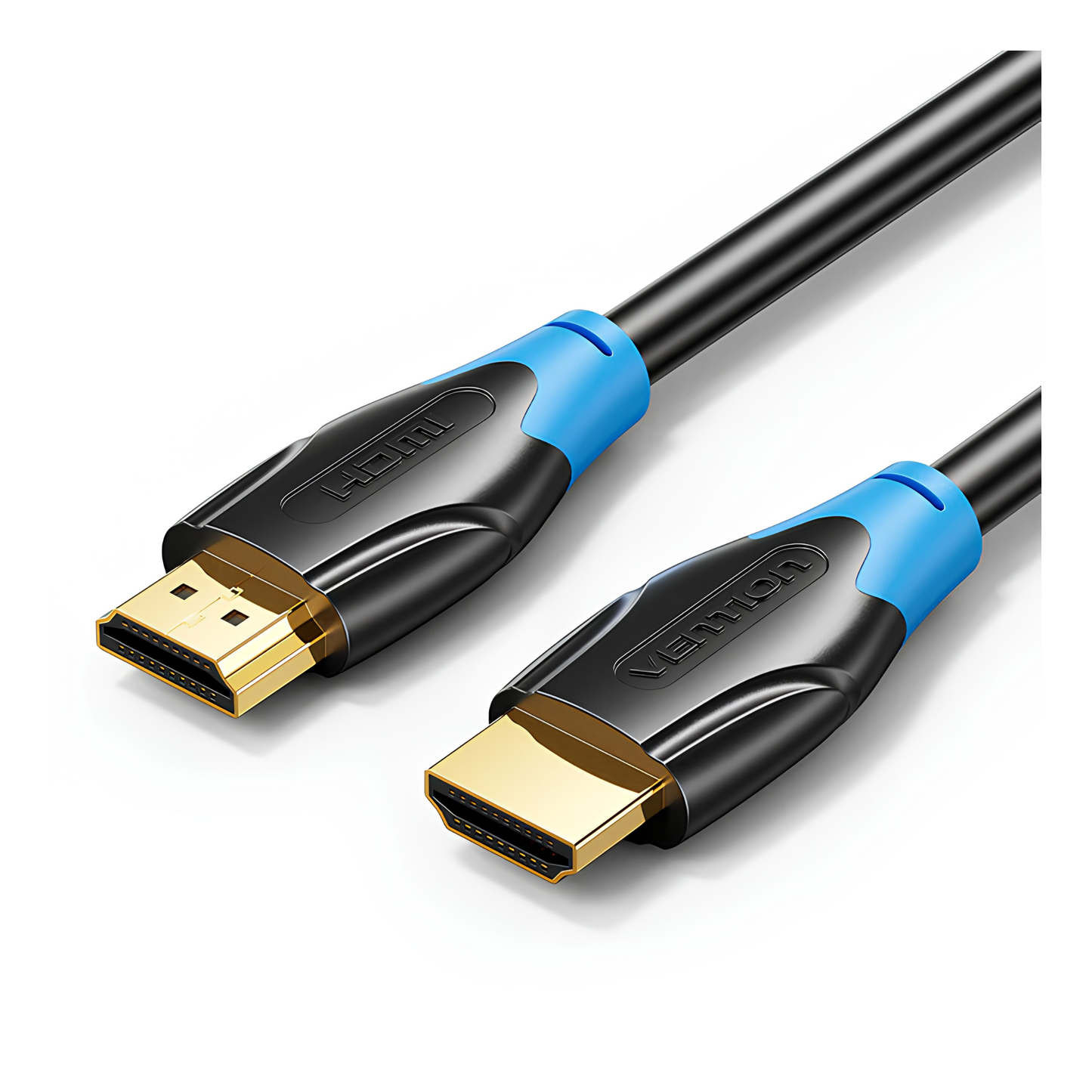 Vention Round 4K High-Speed HDMI Cable with Blue Accents (AACB Series)
