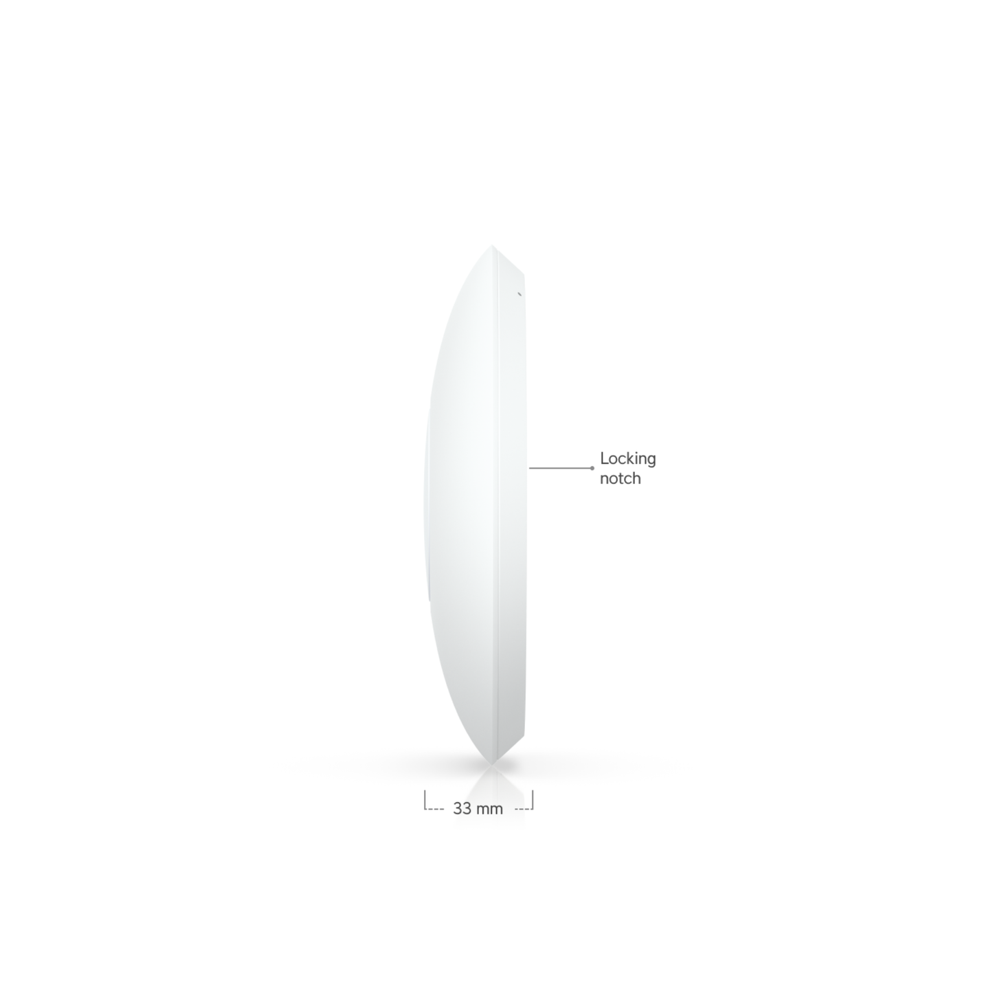 Ubiquiti UniFi U7 Lite | Compact Ceiling-Mount Wi-Fi 7 Access Point (4-Stream Dual-Band, 1x2.5 GbE, PoE)