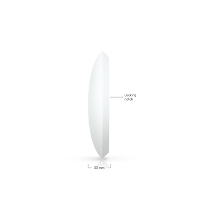 Ubiquiti UniFi U7 Lite | Compact Ceiling-Mount Wi-Fi 7 Access Point (4-Stream Dual-Band, 1x2.5 GbE, PoE)