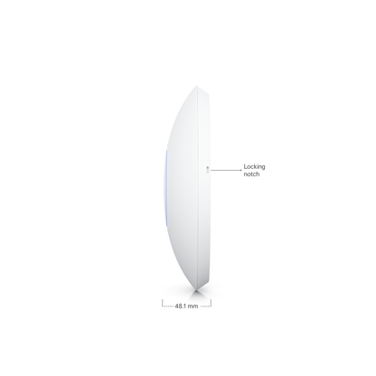Ubiquiti UniFi U6 Enterprise | Ceiling-Mount Wi-Fi 6E Access Point (10-Stream Tri-Band, 1x2.5 GbE, PoE+)