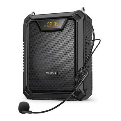 SHIDU Wired Voice Amplifier M900 Headset Microphones (25W, Bluetooth 5.0, 2200mAh)