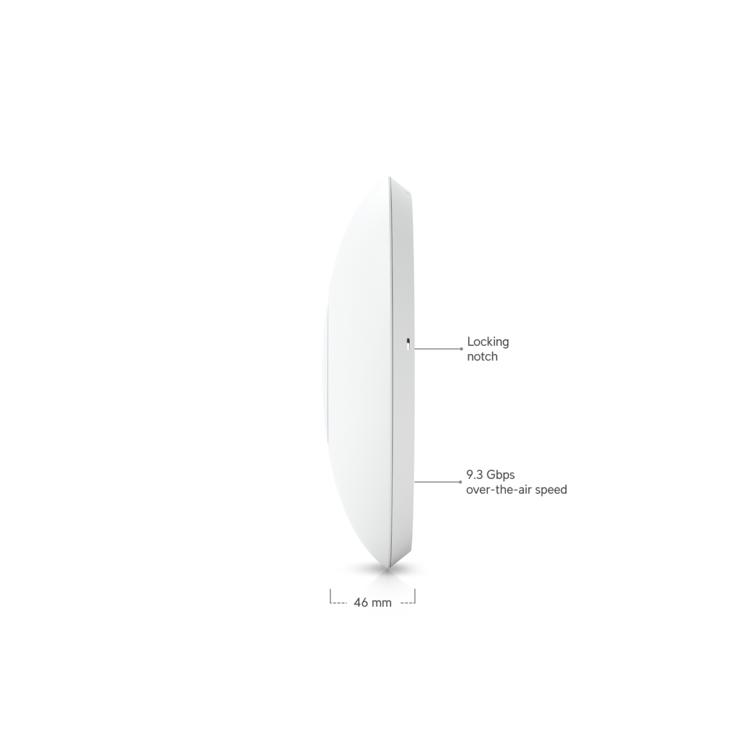 Ubiquiti UniFi U7 Pro | Ceiling-Mount Wi-Fi 7 Access Point (6-Stream Tri-Band, 1x2.5 GbE, PoE+)