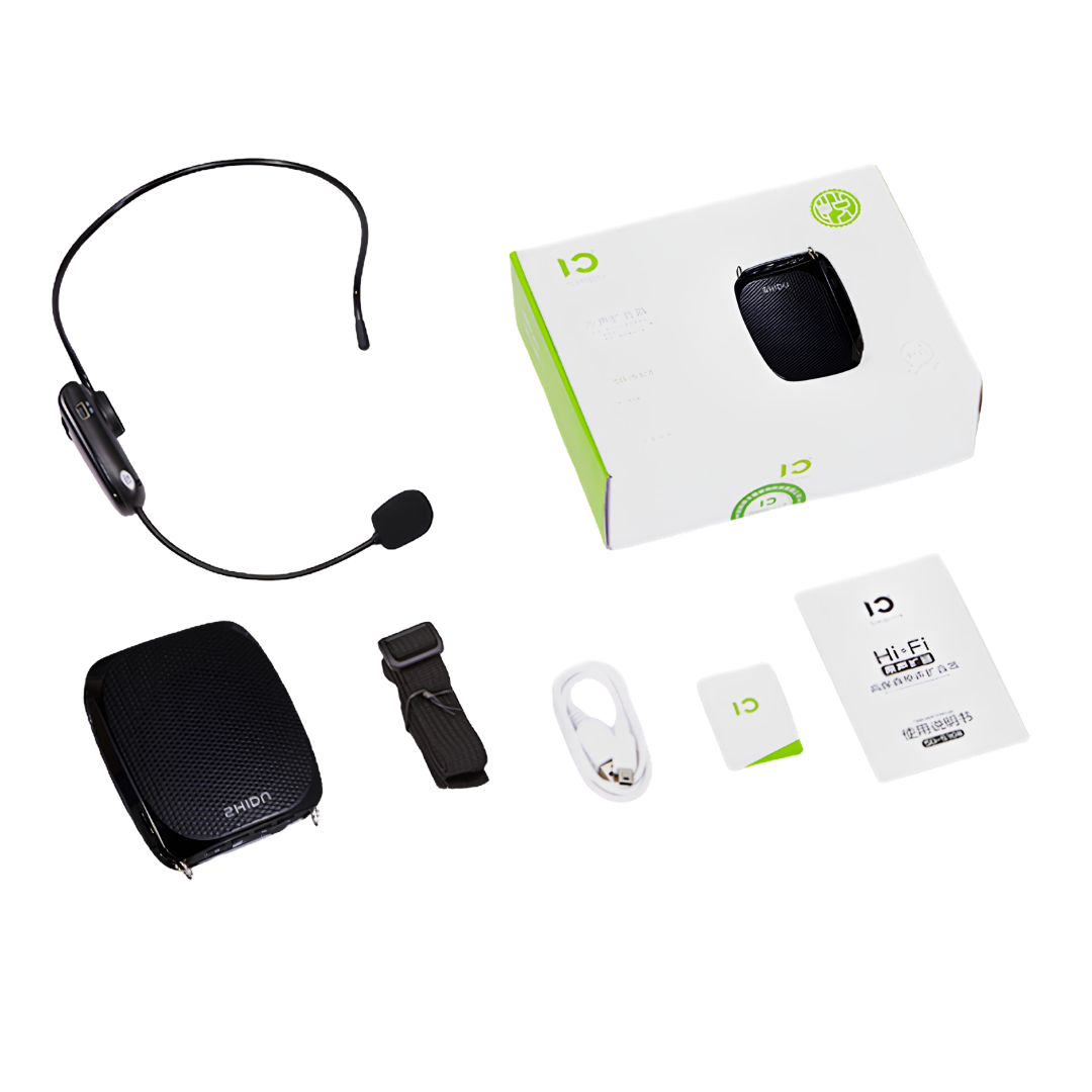 SHIDU S615 Wireless Voice Amplifier 10W Light UHF (1800mAh)