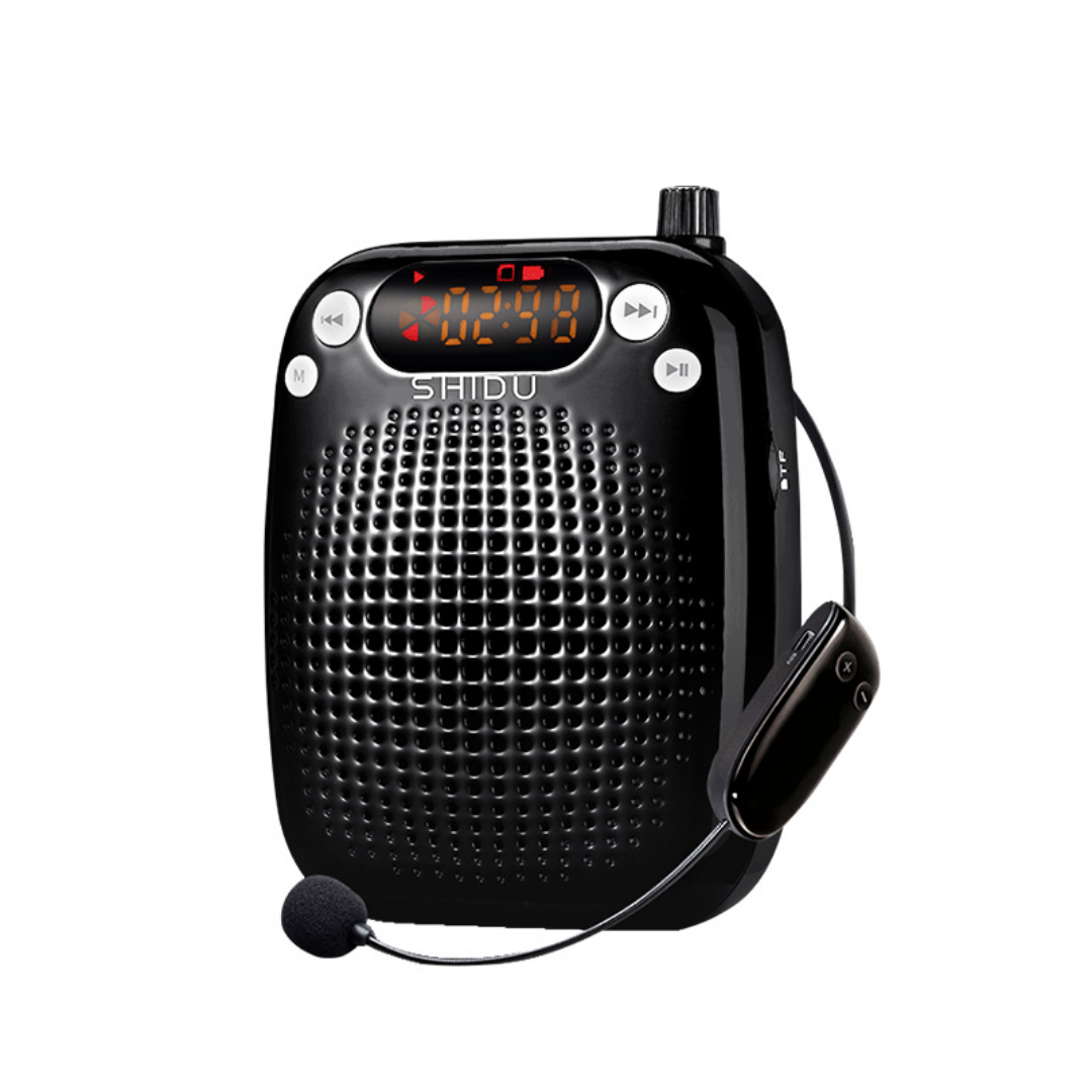SHIDU S611 Voice Amplifier Digital UHF Wireless Microphone (10W, 2000mAh)