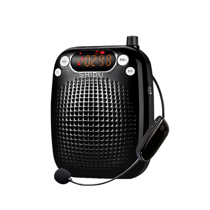 SHIDU S611 Voice Amplifier Digital UHF Wireless Microphone (10W, 2000mAh)
