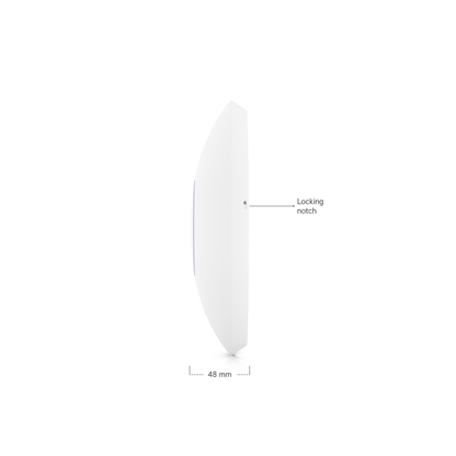 Ubiquiti UniFi U6 Long-Range | Ceiling-Mount Wi-Fi 6 Access Point (8-Stream Dual-Band, 1x GbE, Extended Range, IP54)