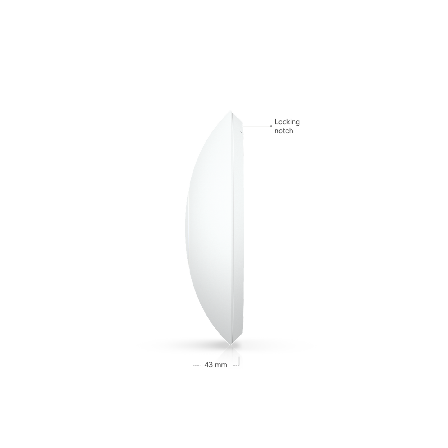 Ubiquiti UniFi U7 Long-Range | Compact Ceiling-Mount Wi-Fi 7 Access Point (5-Stream Dual-Band, 1x2.5 GbE, Extended Range)
