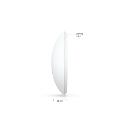 Ubiquiti UniFi U7 Long-Range | Compact Ceiling-Mount Wi-Fi 7 Access Point (5-Stream Dual-Band, 1x2.5 GbE, Extended Range)