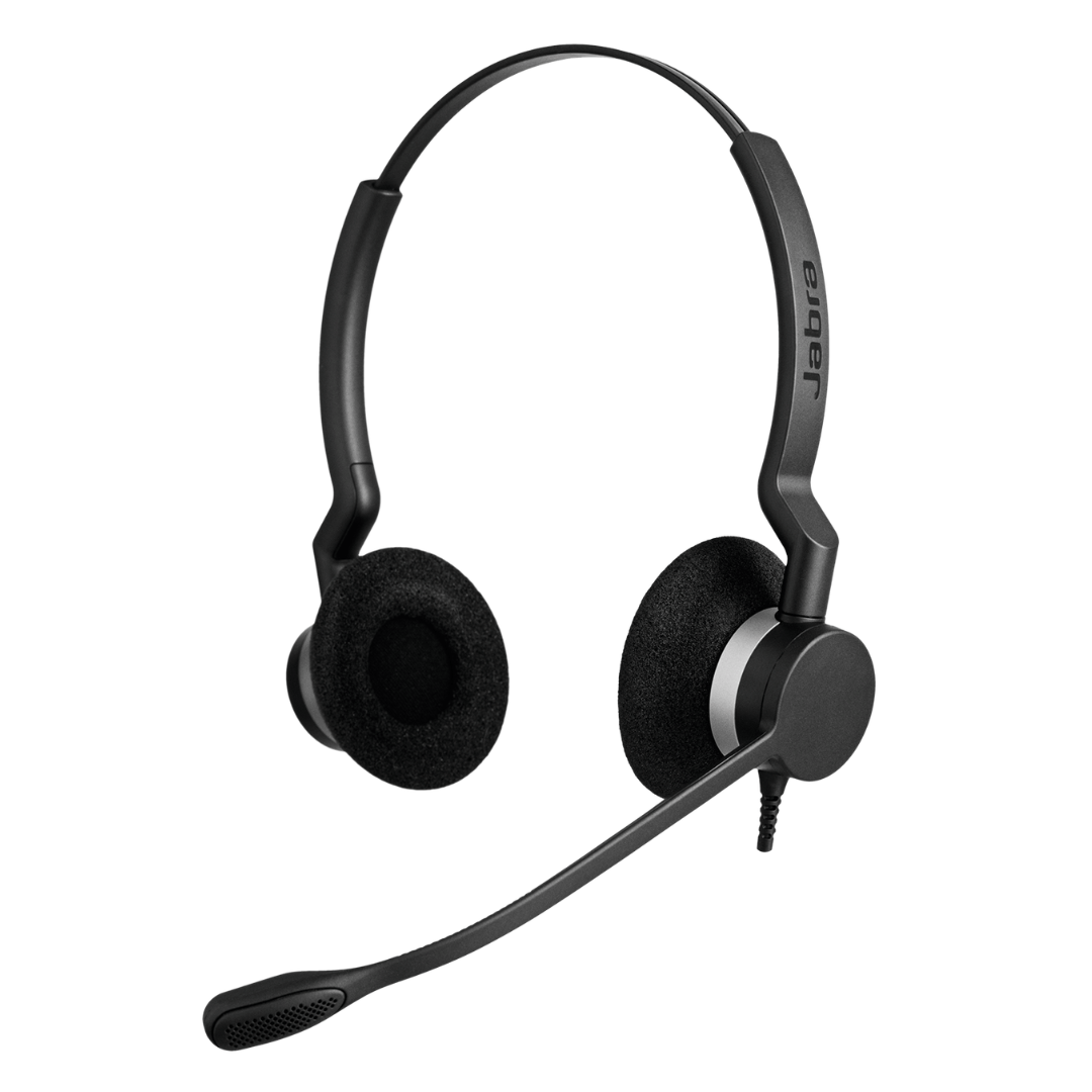 Jabra BIZ 2300 | Rugged QD & USB Corded Headset — Mono & Duo for Contact Centers