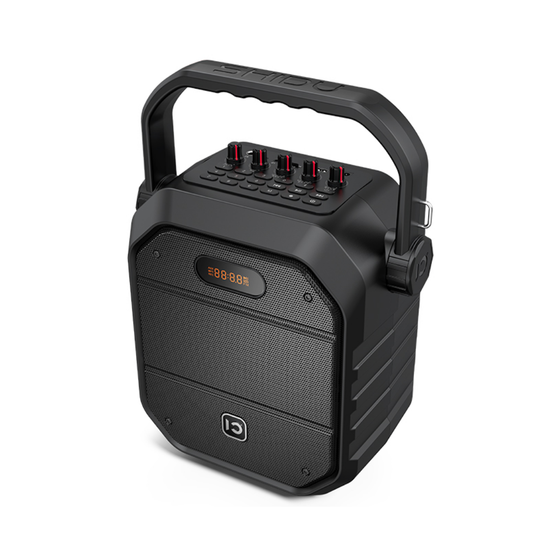 SHIDU H9 40W High Power Portable Wireless UHF PA Speaker (40W, Bluetooth 5.0, 2500mAh)