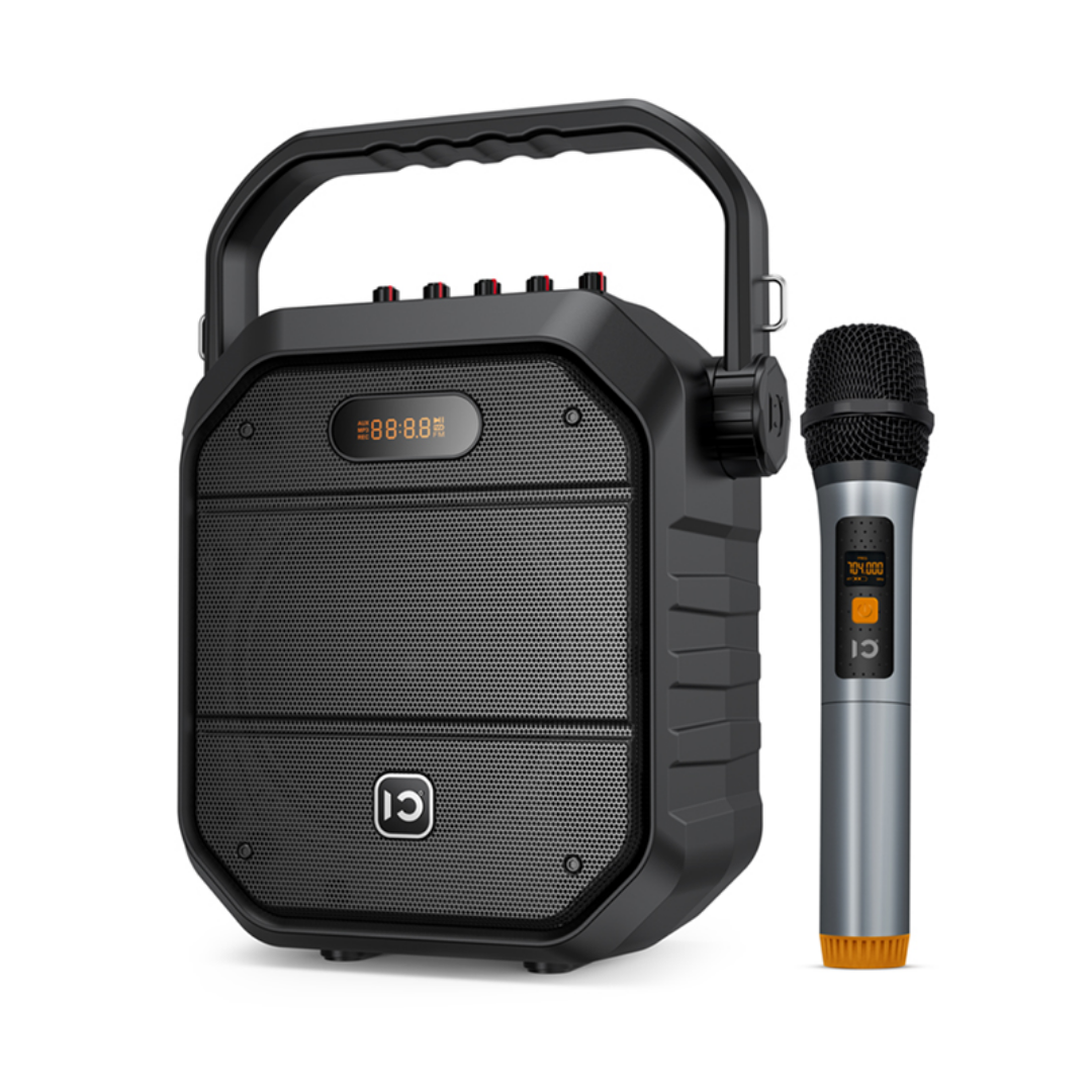 SHIDU H9 40W High Power Portable Wireless UHF PA Speaker (40W, Bluetooth 5.0, 2500mAh)
