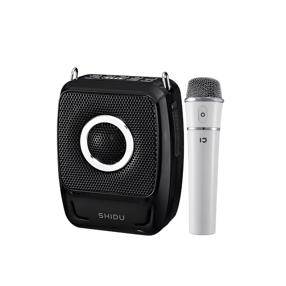 SHIDU S92A Wireless Voice Amplifier With Handheld Microphone (≤25W, Bluetooth 5.0, 2600mAh)