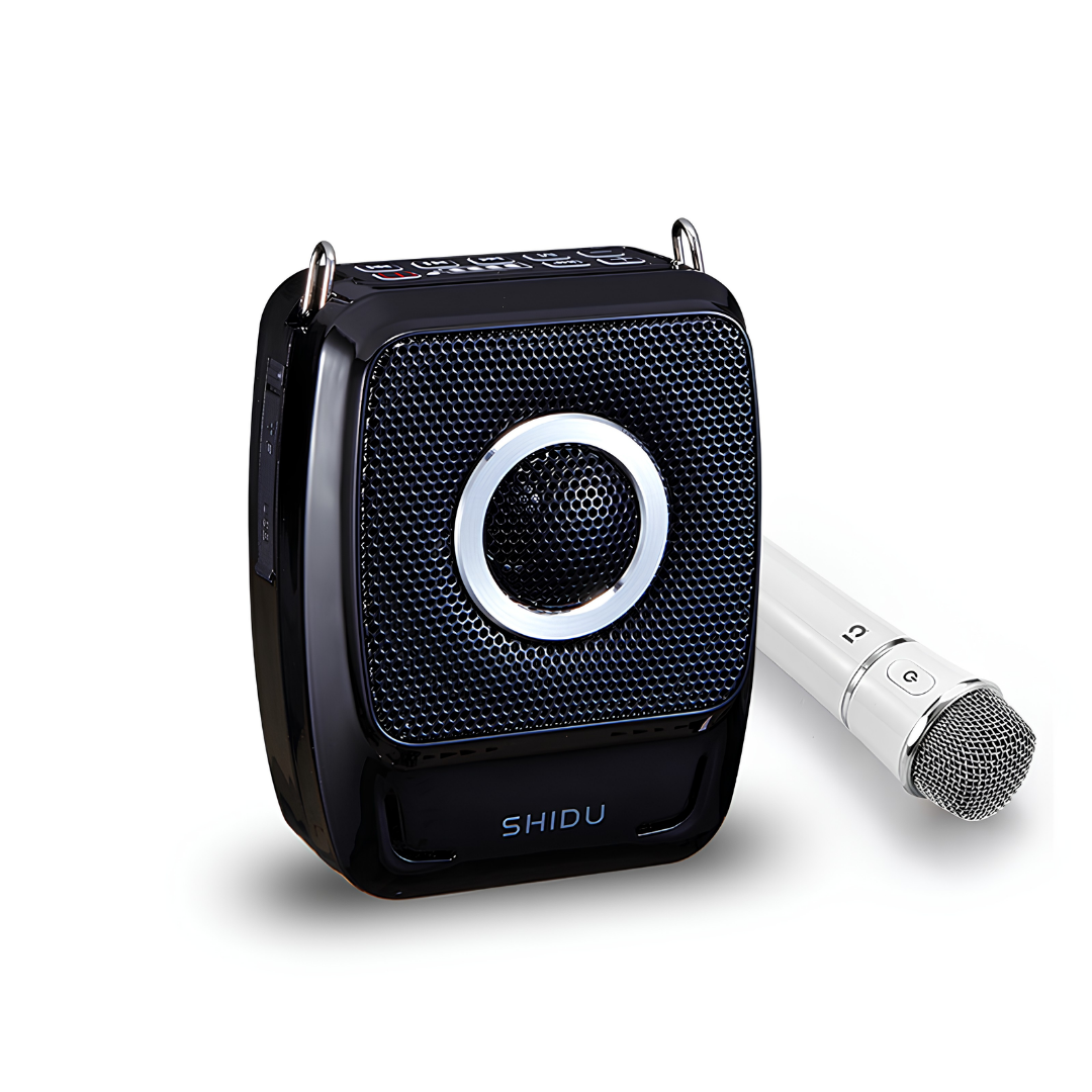 SHIDU S92A Wireless Voice Amplifier With Handheld Microphone (≤25W, Bluetooth 5.0, 2600mAh)