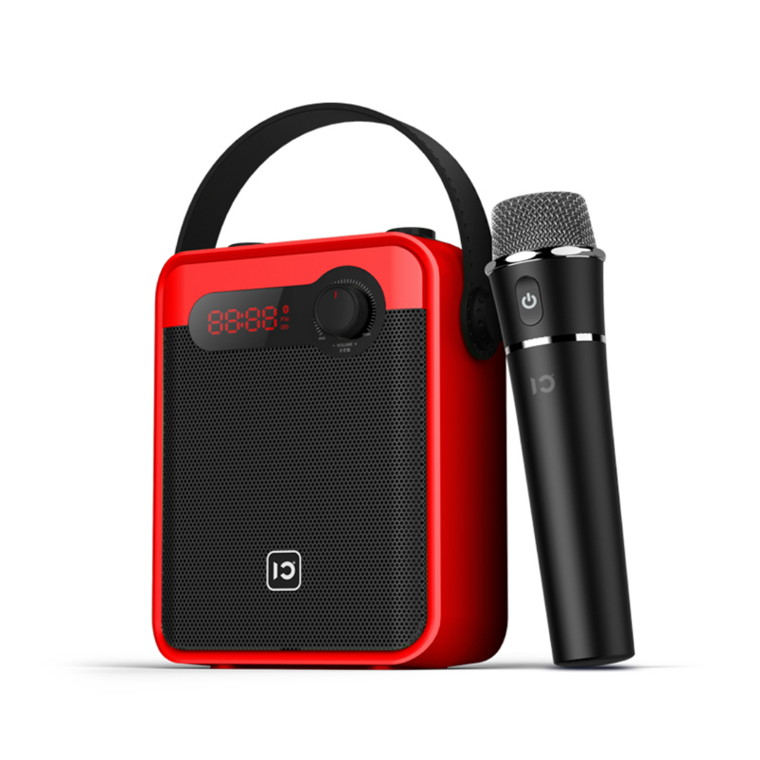 SHIDU H8 Portable Rechargeable Wireless Mic Karaoke Speaker (25W, Bluetooth 5.0, 2000mAh)
