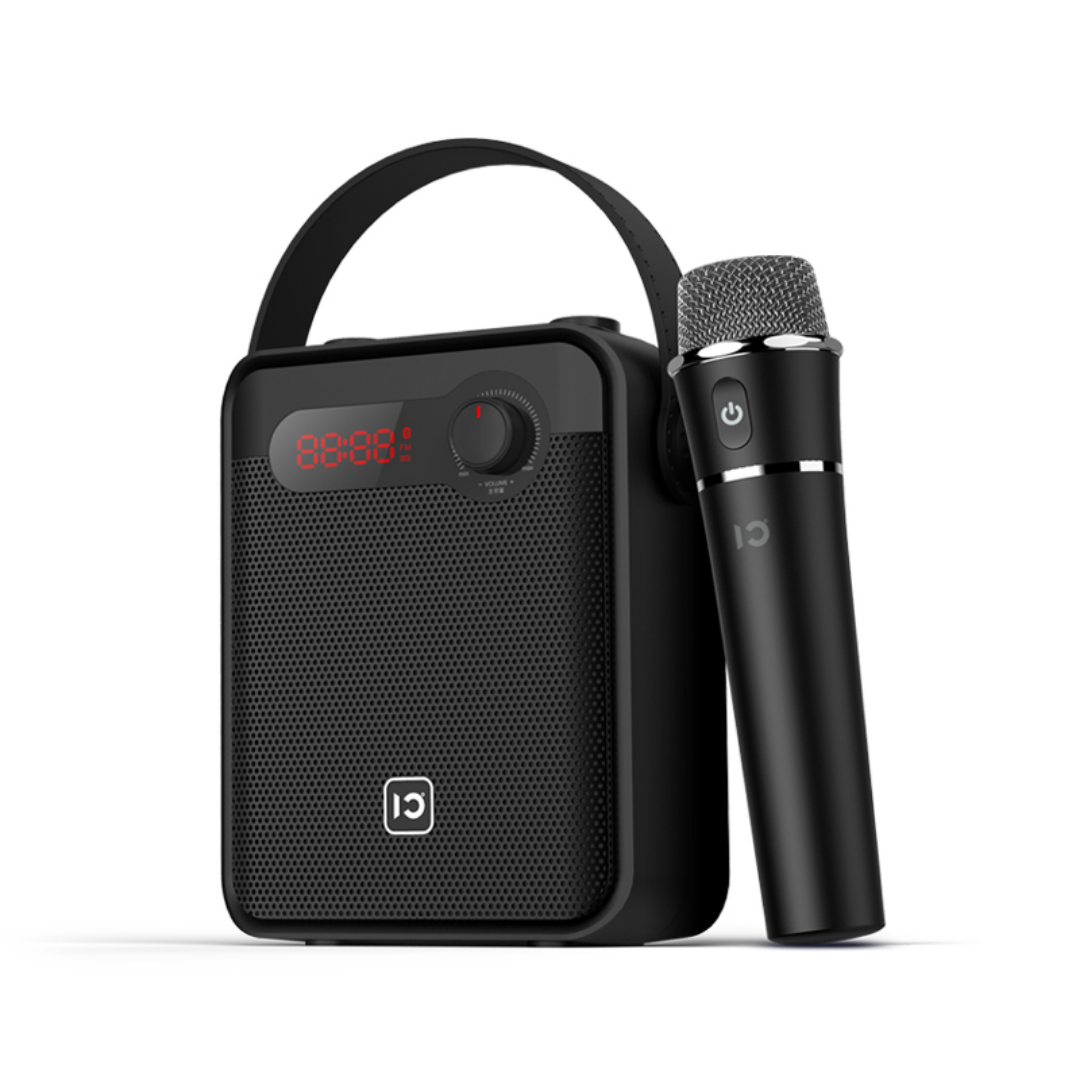 SHIDU H8 Portable Rechargeable Wireless Mic Karaoke Speaker (25W, Bluetooth 5.0, 2000mAh)