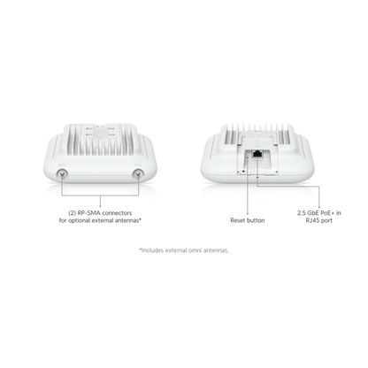 Ubiquiti UniFi U7 Outdoor | Outdoor Wi-Fi 7 Access Point (4-Stream Dual-Band, 1x2.5 GbE, Directional Super Antenna, IPX6)