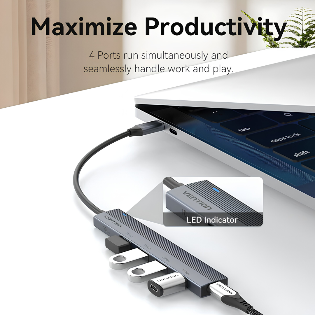 Vention USB-C 5-in-1 Hub USB 3.2 (CHIBB)