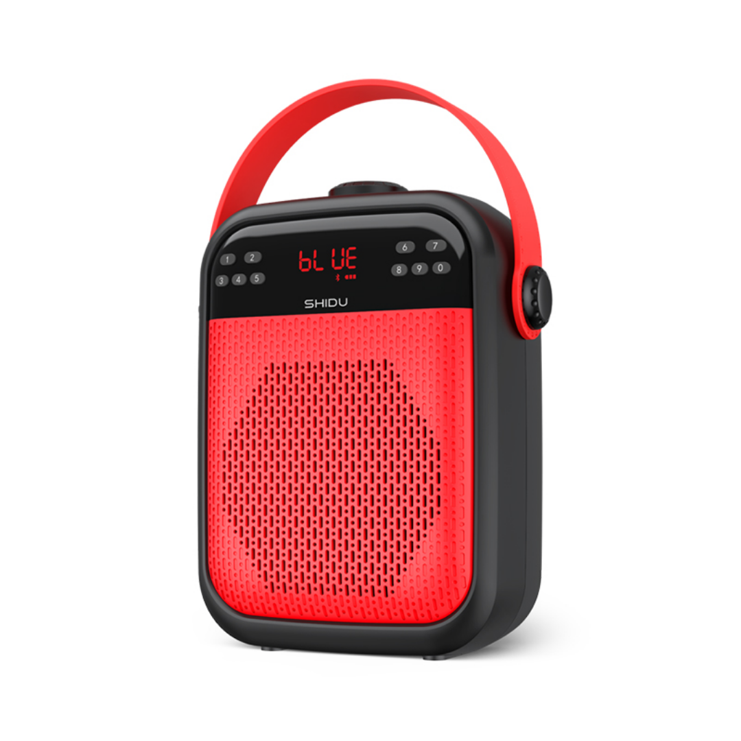 SHIDU H6 Rechargeable Wireless Mic Karaoke Speaker and Voice Amplifier (25W, Bluetooth 5.0, 4000mAh)