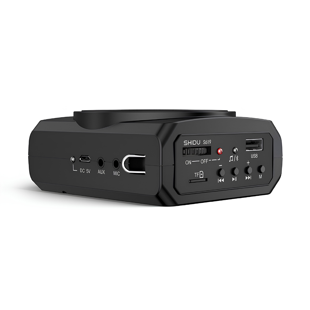 SHIDU Voice Amplifier S619 With Wired Microphone Portable Speaker (16W, Bluetooth 5.0, 2000mAh)